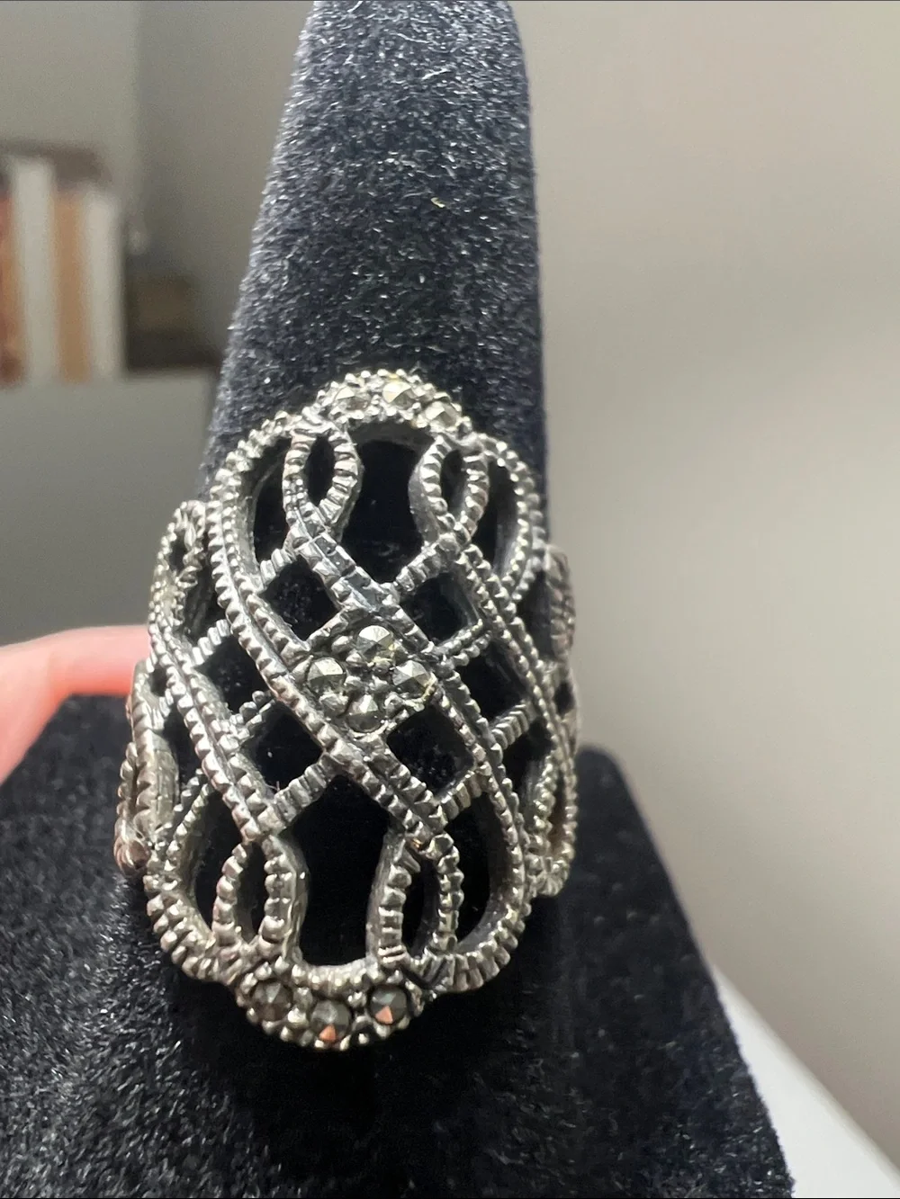 925 Sterling Silver airy openwork